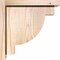 Ekena Millwork Alpine Smooth Corbel w/Backplate, Douglas Fir, 5 1/2"W x 12"D x 12"H COR06X12X12ALP01SDF - alternate 2